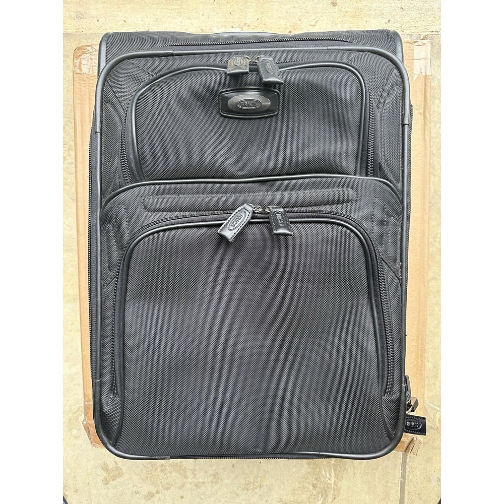 Bric's Black Soft-Sided Carry-On Spinner Suitcase